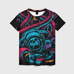 Женская футболка Космический осьминог