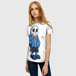 Футболка женская Undertale, цвет: 3D-принт — фото 2