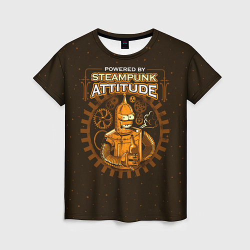 Женская футболка Steampunk Attitude / 3D-принт – фото 1
