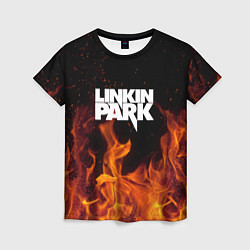Футболка женская Linkin Park: Hell Flame, цвет: 3D-принт