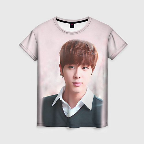 Женская футболка Kim SeokJin / 3D-принт – фото 1