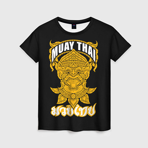 Женская футболка Muay Thai Fighter / 3D-принт – фото 1