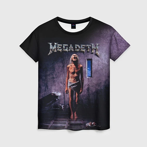 Женская футболка Megadeth: Madness / 3D-принт – фото 1