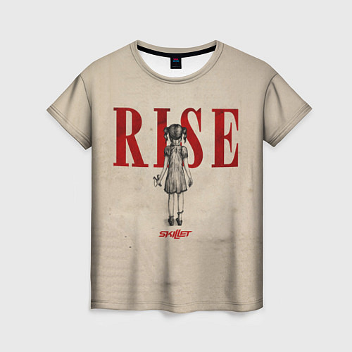 Женская футболка Skillet: Rise / 3D-принт – фото 1