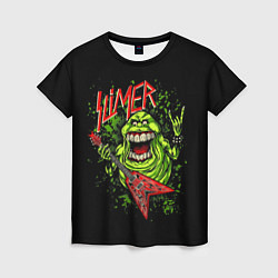 Футболка женская Slayer Slimer, цвет: 3D-принт