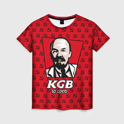 Женская футболка KGB: So Good / 3D-принт – фото 1