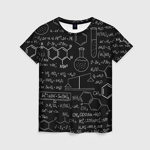 Женская футболка Химия / 3D-принт – фото 1