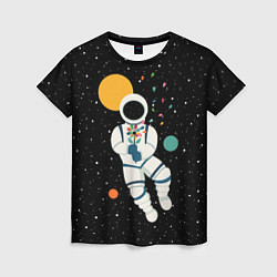 Женская футболка Космический романтик