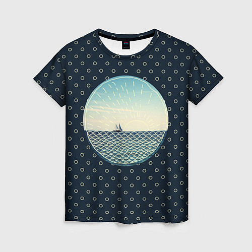 Женская футболка Морское настроение / 3D-принт – фото 1