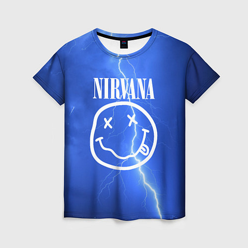 Женская футболка Nirvana: Lightning / 3D-принт – фото 1
