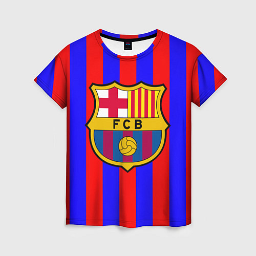 Женская футболка Barca FCB Club / 3D-принт – фото 1