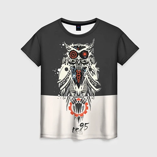 Женская футболка TDD Owl 95 / 3D-принт – фото 1