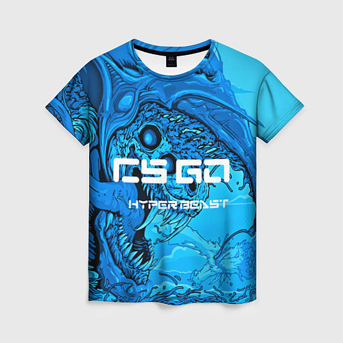 Женская футболка CS:GO Cold Hyper Beast / 3D-принт – фото 1