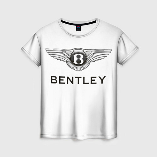 Женская футболка Bentley / 3D-принт – фото 1