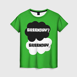 Женская футболка Green Day Clouds