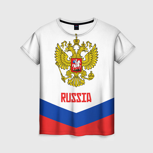 Женская футболка Russia Hockey Team / 3D-принт – фото 1