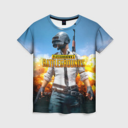 Женская футболка PUBG Wars