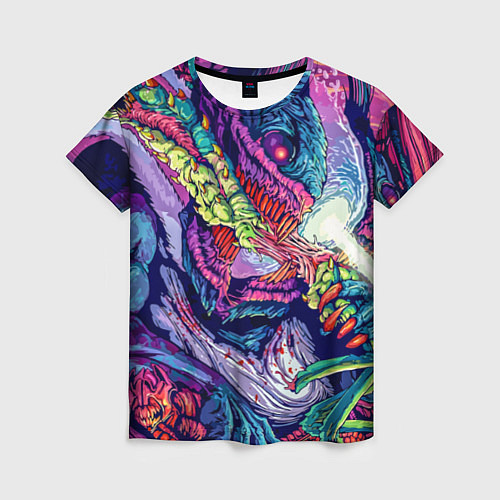 Женская футболка Hyper Beast Style / 3D-принт – фото 1