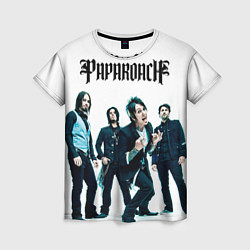 Женская футболка Paparoach Band