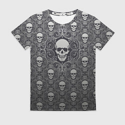Футболка женская Black Milk: Skulls, цвет: 3D-принт