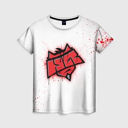 Футболка женская HellRaisers: White collection, цвет: 3D-принт