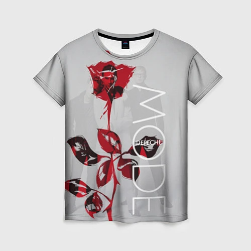 Женская футболка Depeche Mode: Red Rose / 3D-принт – фото 1