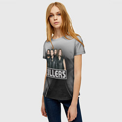 Футболка женская The Killers, цвет: 3D-принт — фото 2