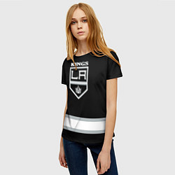 Футболка женская Los Angeles Kings NHL, цвет: 3D-принт — фото 2
