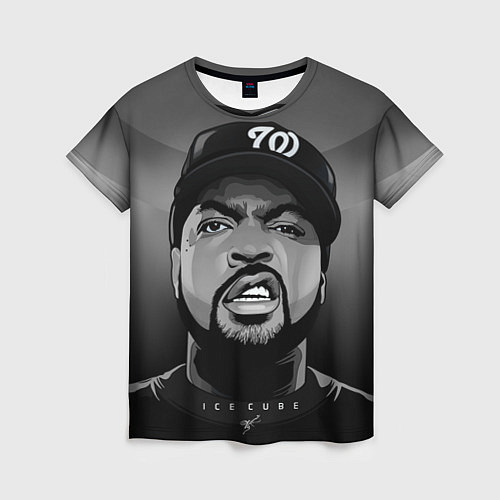 Женская футболка Ice Cube: Gangsta / 3D-принт – фото 1