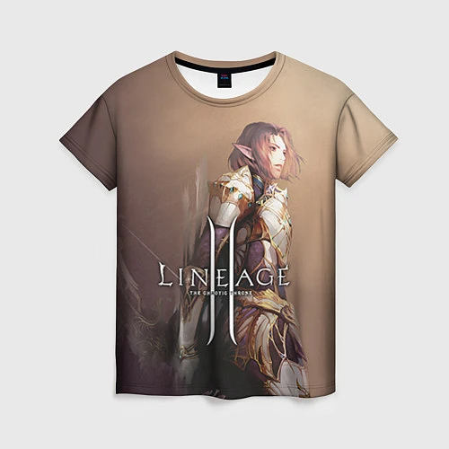 Женская футболка LineAge II 4 / 3D-принт – фото 1