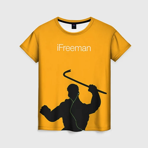 Женская футболка IFreeman / 3D-принт – фото 1