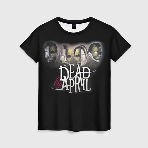 Женская футболка Dead by April: Faces / 3D-принт – фото 1