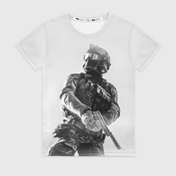 Женская футболка Battlefield Soldier