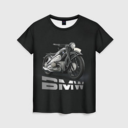 Футболка женская Мотоцикл BMW, цвет: 3D-принт