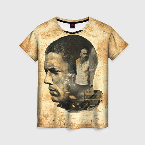 Женская футболка Prison Break: Scofield Art / 3D-принт – фото 1