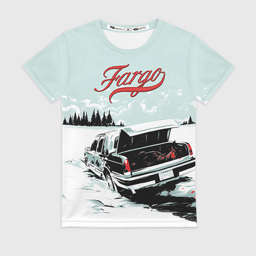 Женская футболка Fargo Car / 3D-принт – фото 1
