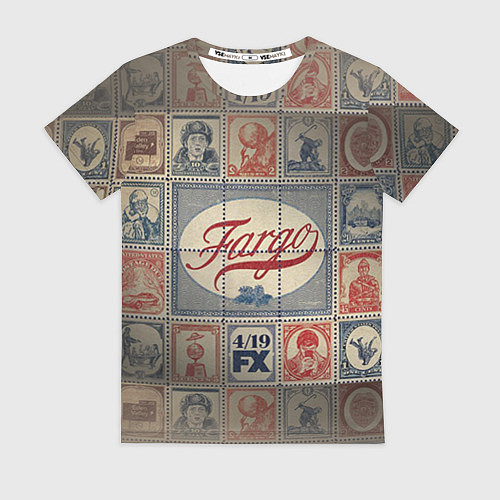 Женская футболка Fargo brands / 3D-принт – фото 1