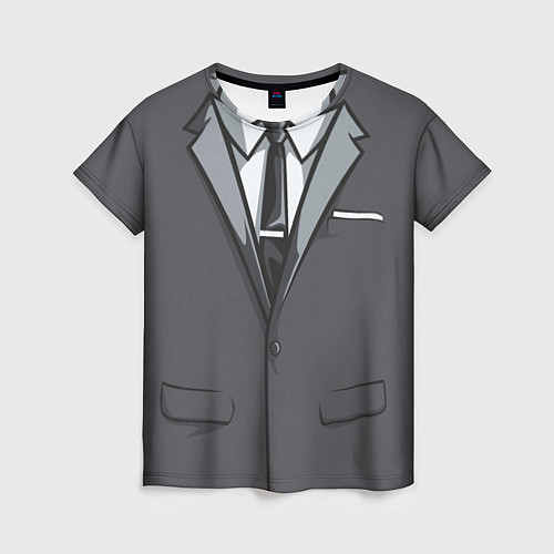 Женская футболка Костюм / 3D-принт – фото 1