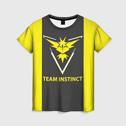 Женская футболка Team instinct
