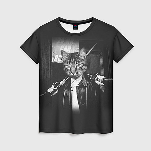 Женская футболка Cat 18 / 3D-принт – фото 1