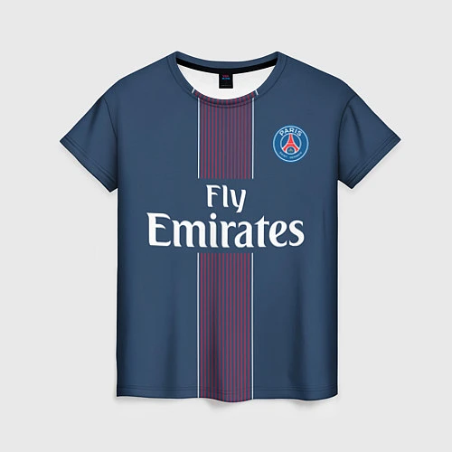 Женская футболка PSG FC: Blue / 3D-принт – фото 1