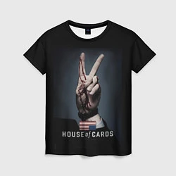 Женская футболка House of Cards: Peace