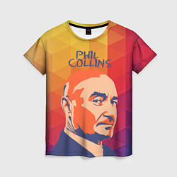 Женская футболка Phil Collins