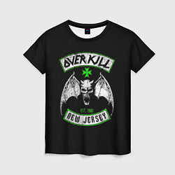 Женская футболка Overkill: New Jersey