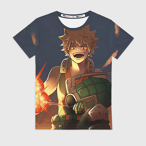 Женская футболка Моя геройская академия / 3D-принт – фото 1