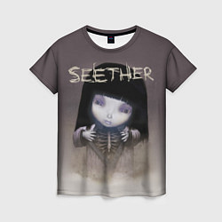 Женская футболка Seether: Fake it