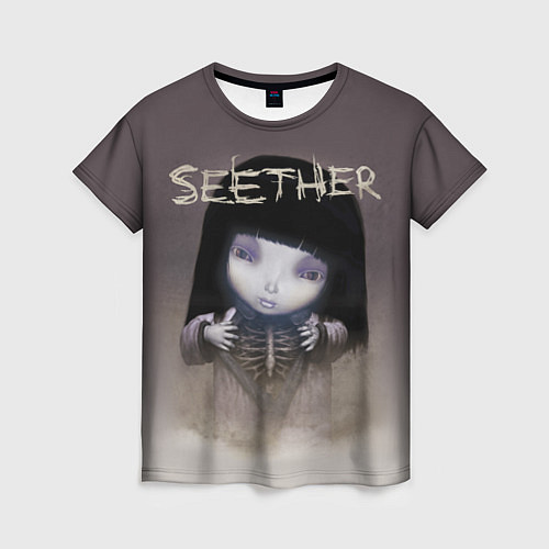 Женская футболка Seether: Fake it / 3D-принт – фото 1