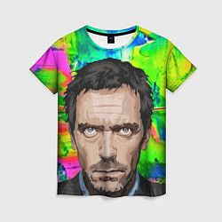 Женская футболка House MD: Colour Art