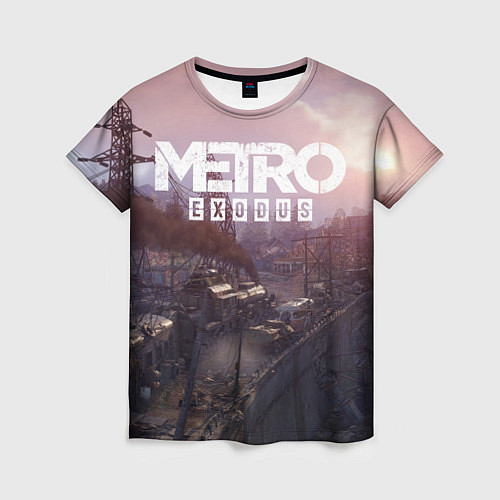 Женская футболка Metro Exodus / 3D-принт – фото 1