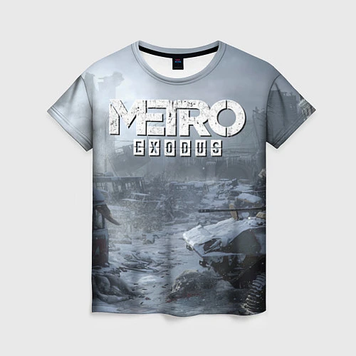 Женская футболка Metro Exodus: Cold Winter / 3D-принт – фото 1
